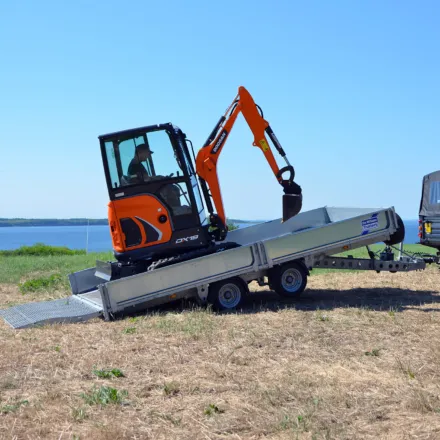 Ifor Williams vippeladstrailer