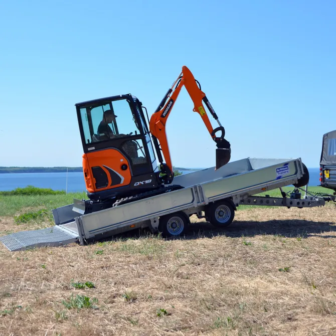 Ifor Williams vippeladstrailer