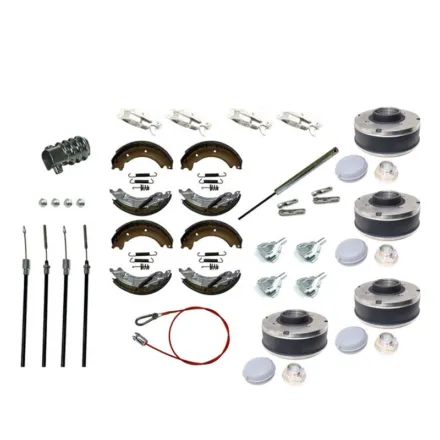 Originale Ifor Williams servicekit til trailer. Samlet løsning med sliddele til service og vedligeholdelse