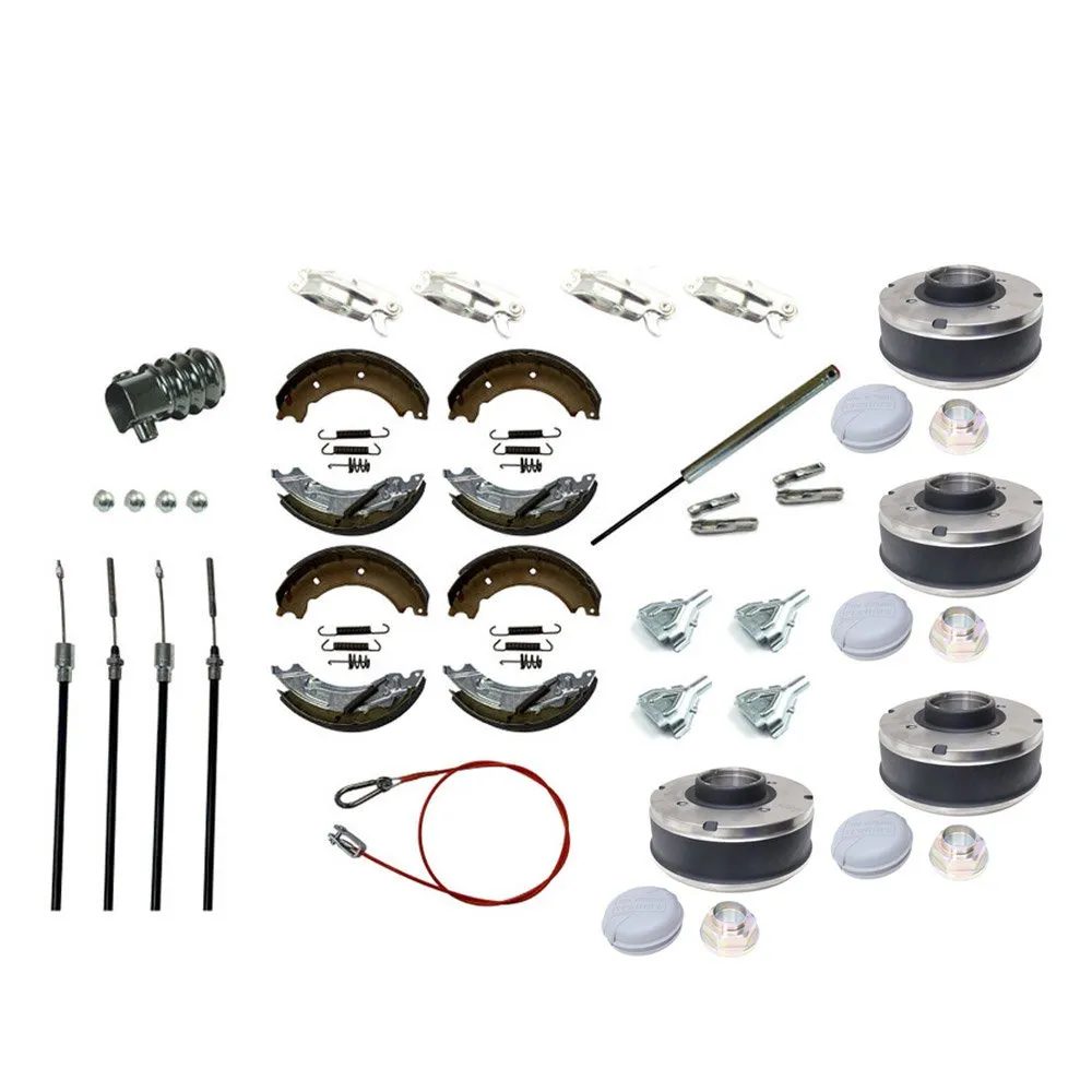 Komplet servicekit til 2-akslet Ifor Williams trailer på 2700kg