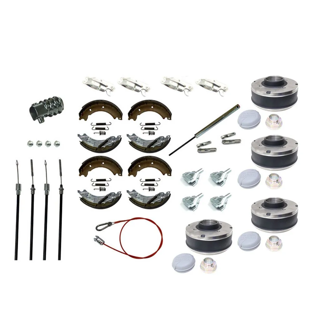 Komplet servicekit til 2-akslet Ifor Williams trailer på 3500kg
