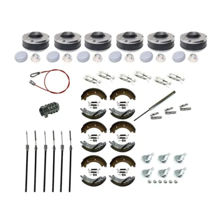 Komplet servicekit til 3-akslet Ifor Williams trailer