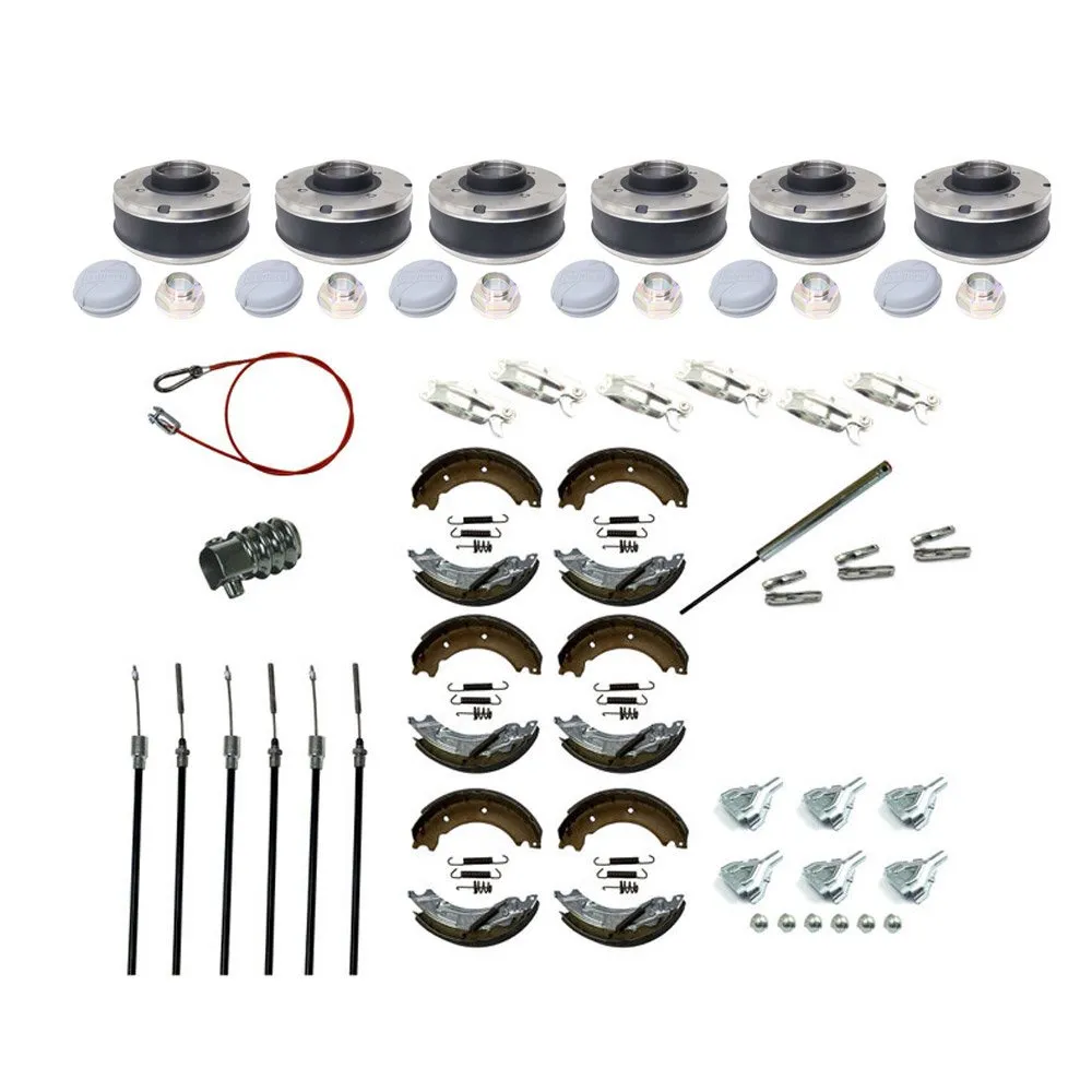 Komplet servicekit til 3-akslet Ifor Williams trailer