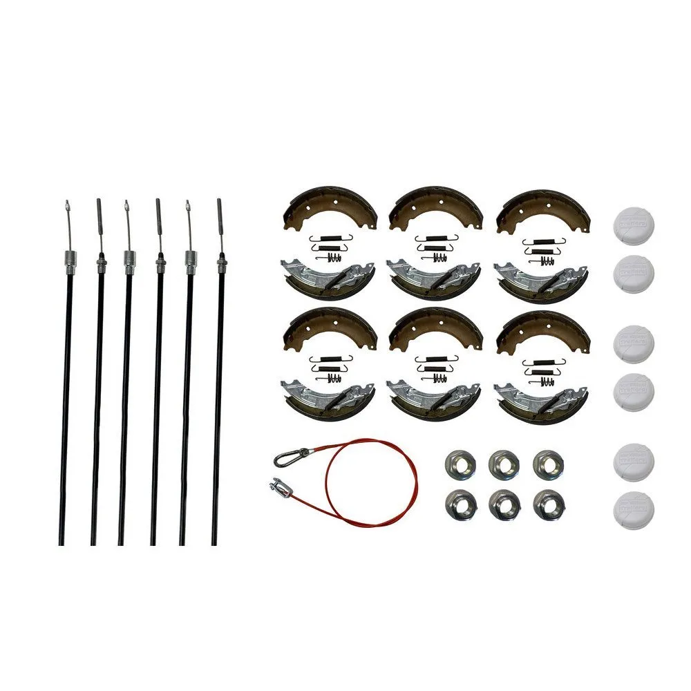 Minimum servicekit til 3-akslet Ifor Williams trailer